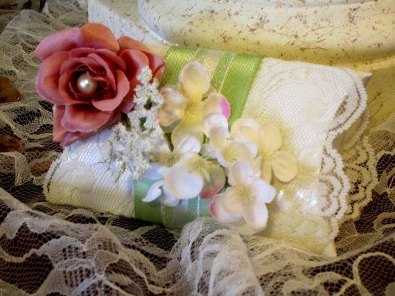 Soap and candle wedding favors