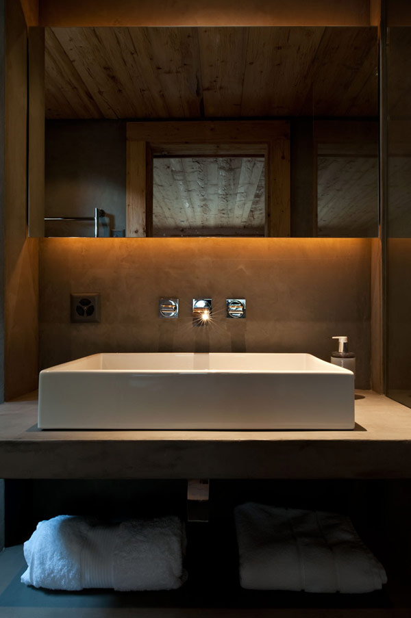 Final view of the chalet’s calm interior language