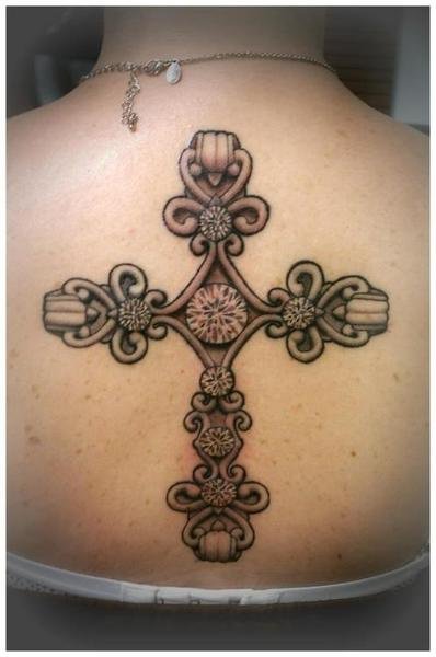 Cross tattoo design example 20