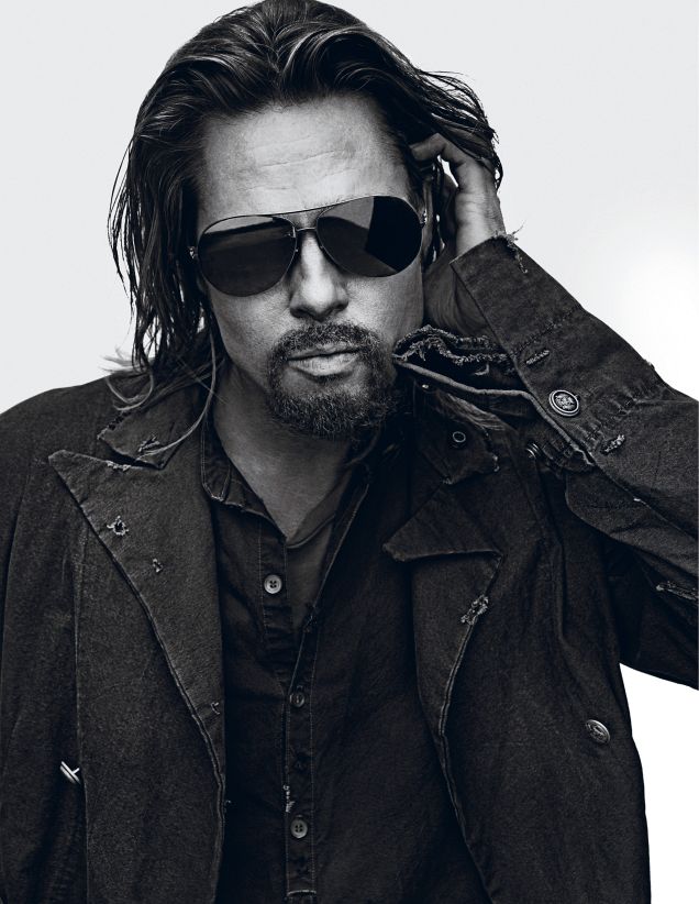 brad-pitt-magazine-2012-03 Steven Klein photograph of Brad Pitt for Interview