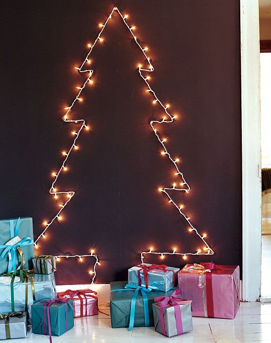 Holiday tree styling for apartments