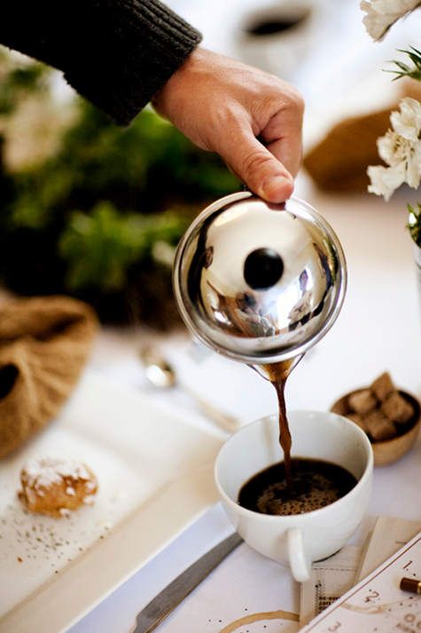 Café coffee scene