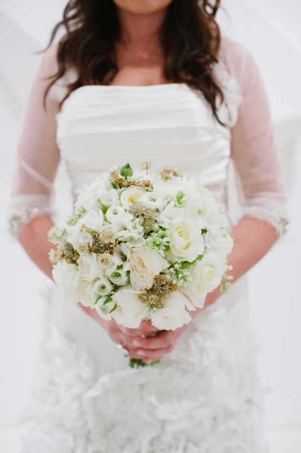 Soft pastel winter bouquet