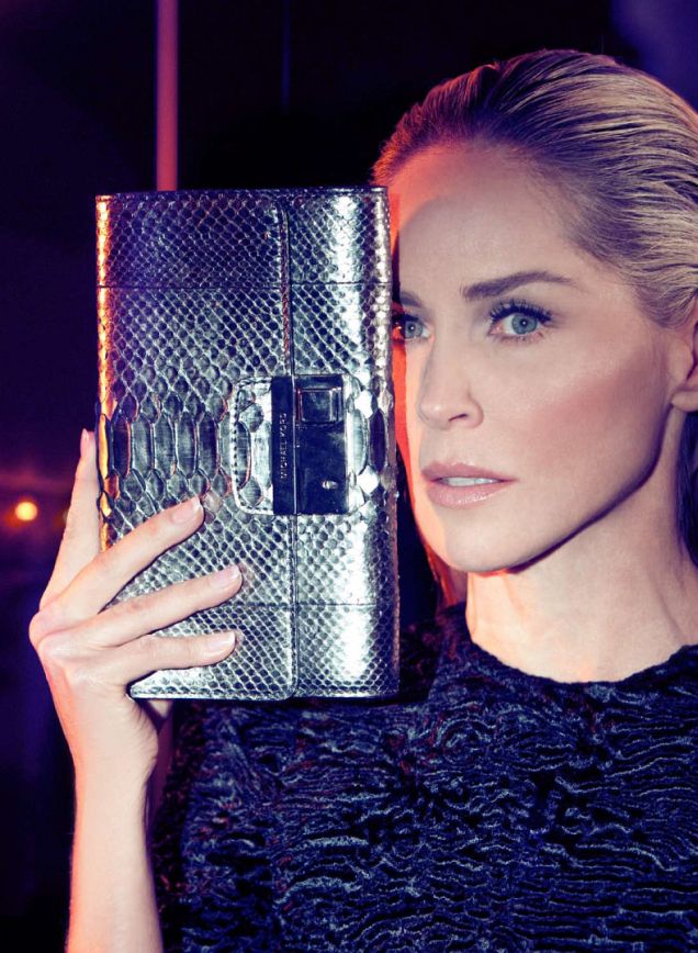 Sharon Stone photographed for Amica