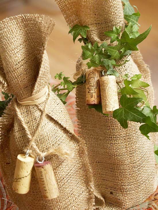 Ornament wine bottle neck