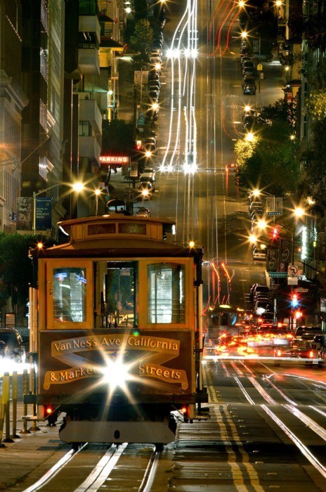 Cable car, San Francisco, California