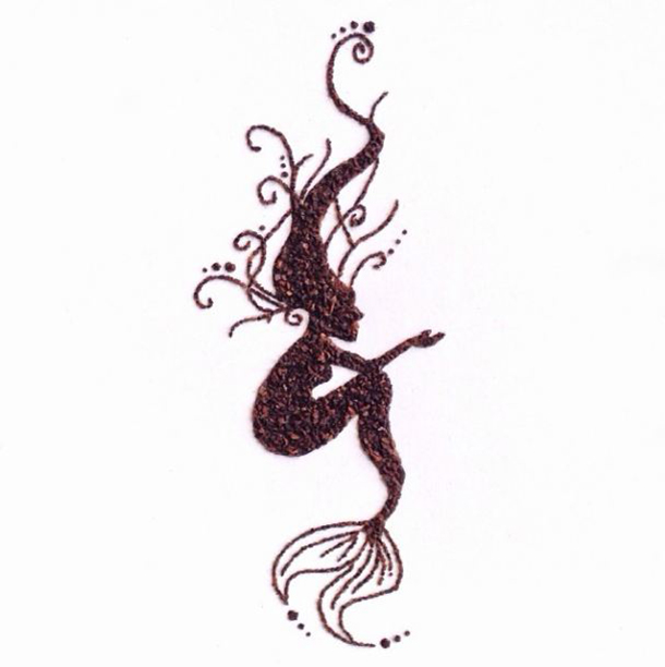 Liv Buranday coffee art quote or figure