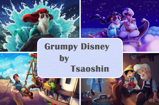 grumpy Disney characters