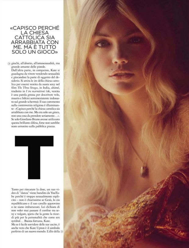 Kate Upton Guy Aroch GQ Italia