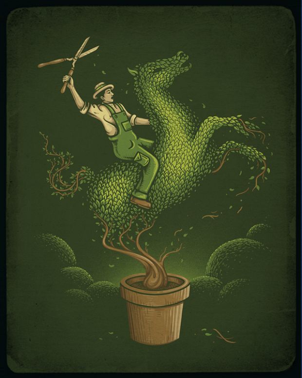 Enkel Dika illustration closing the set