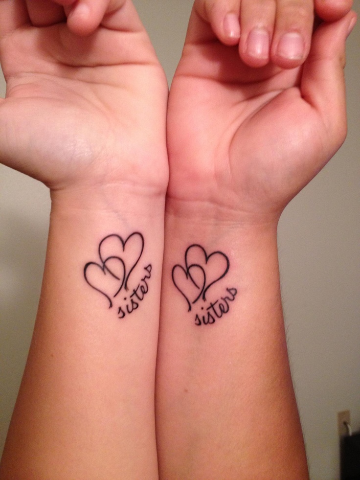 Sister bond tattoo idea