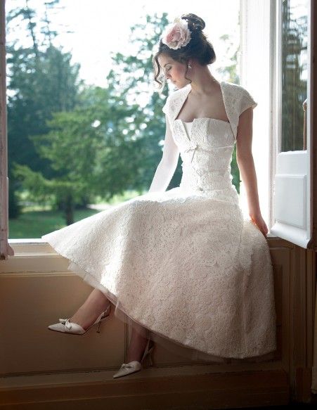 Vintage wedding dress style board