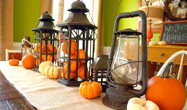 Cozy indoor lantern glow