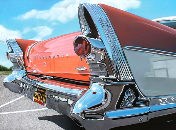 Cheryl Kelley photorealist car