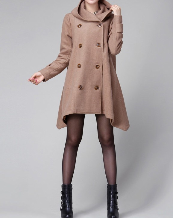 Winter coat wardrobe idea