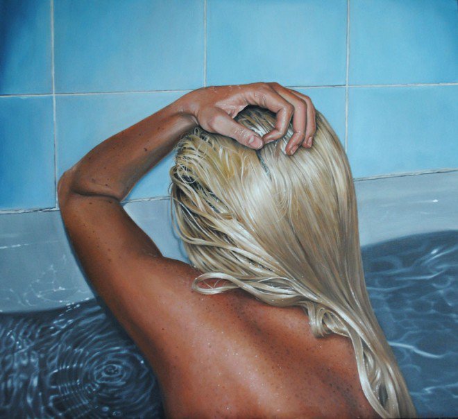 Linnea Strid water figure painting