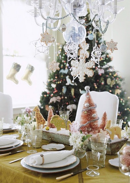 Christmas table styling for a smaller gathering