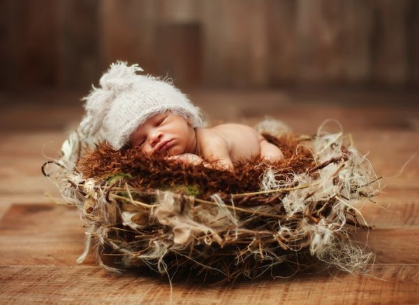 Peaceful newborn photograph by Tracy Raver