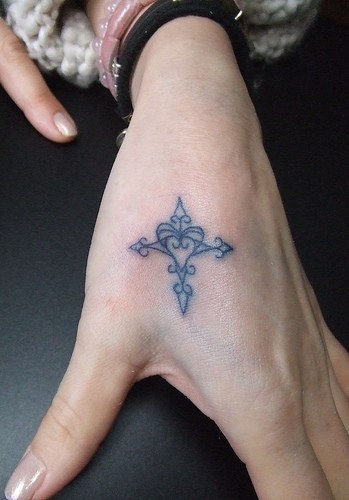 Cross tattoo design example 21