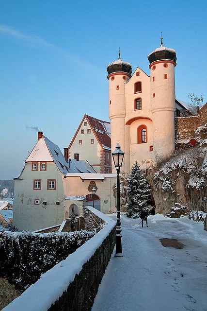 Winter Sunset, Parsberg Castle, Germany