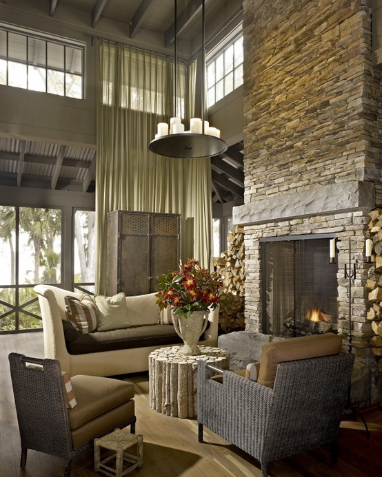 Vertical composition in a refined interior