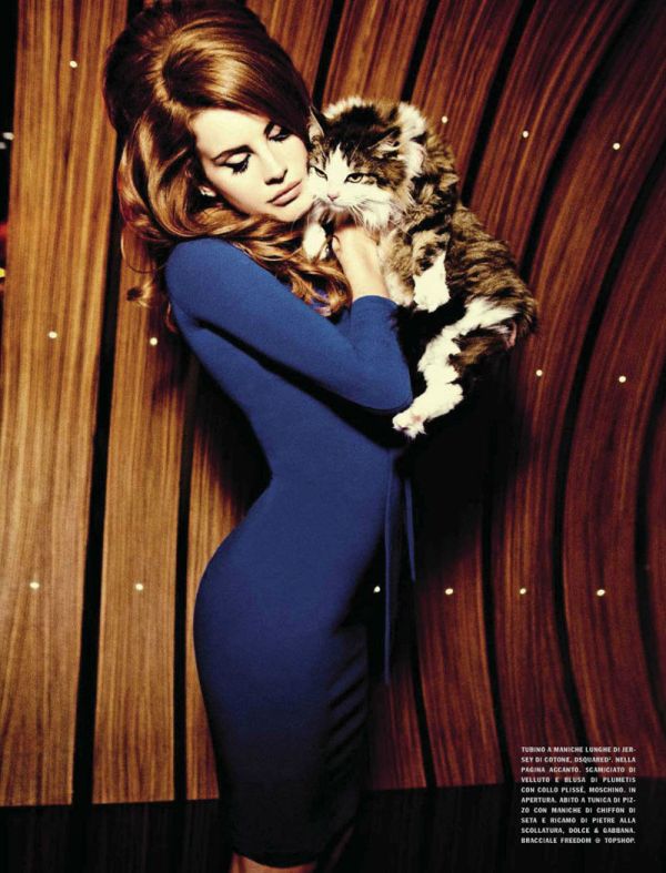 Lana Del Rey fashion magazine photograph