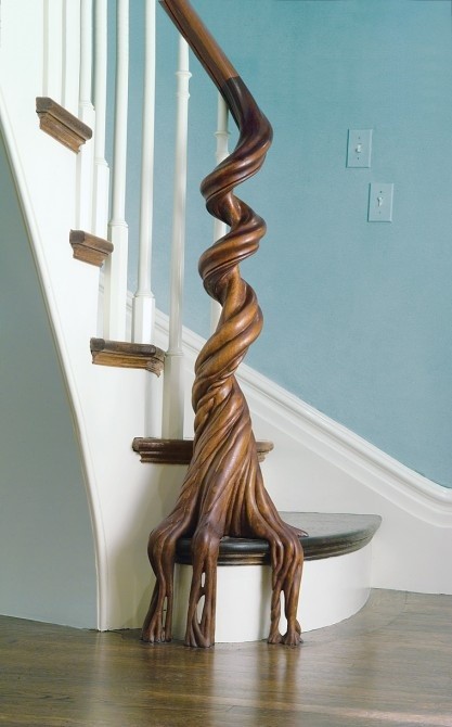 Bold staircase design idea