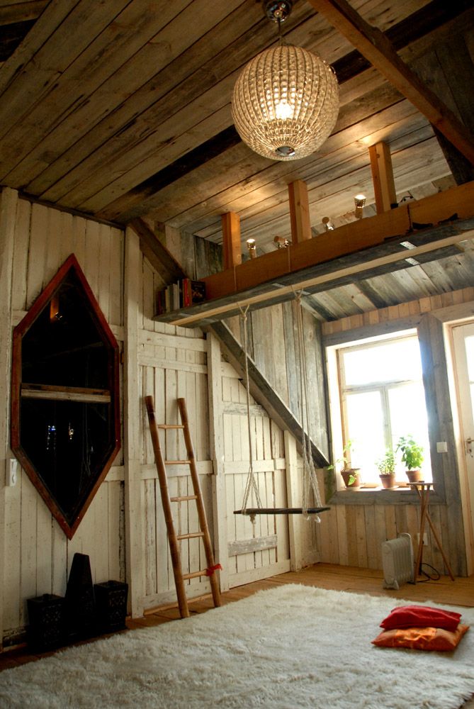 Bohemian indoor hanging swing
