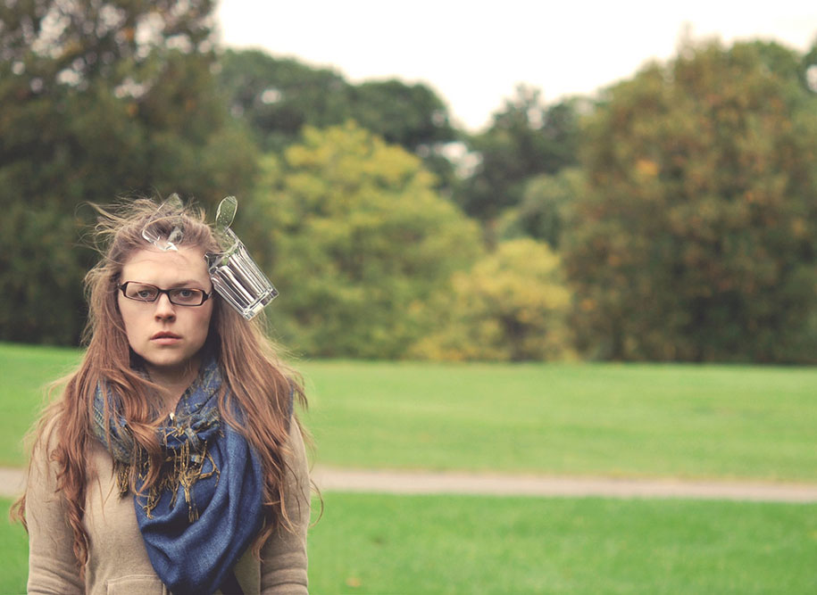 Kaija Straumanis playful collision self-portrait