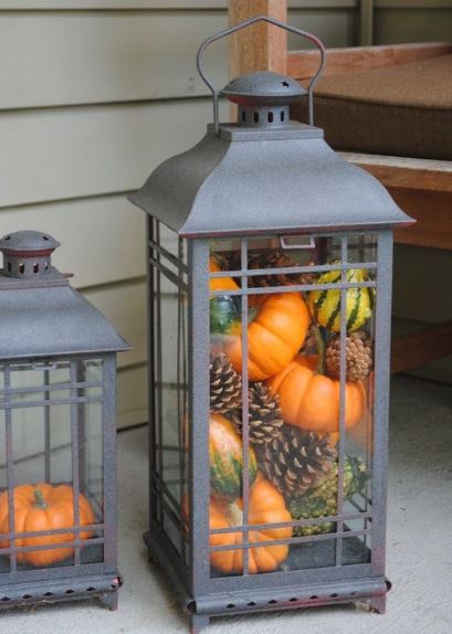 Fall lantern evening glow