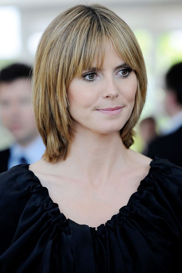 Sleek celebrity bob