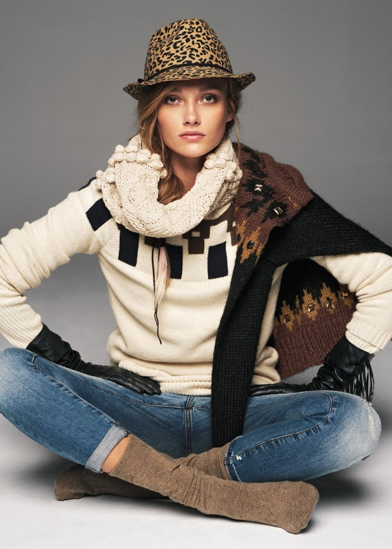 Mango Winter 2012 feminine winter styling