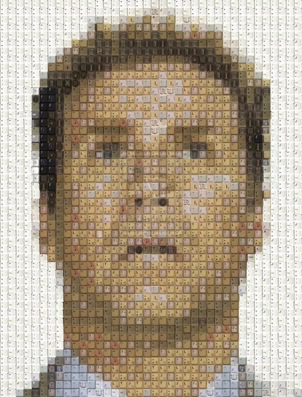 computer-key-portrait04 Computer key celebrity portrait artwork