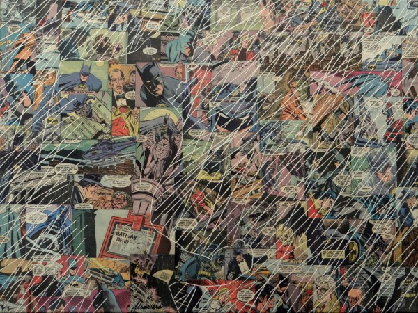 Superhero comic collage by Mike Alcantara
