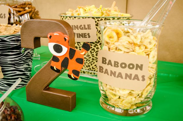 Jungle birthday cake idea