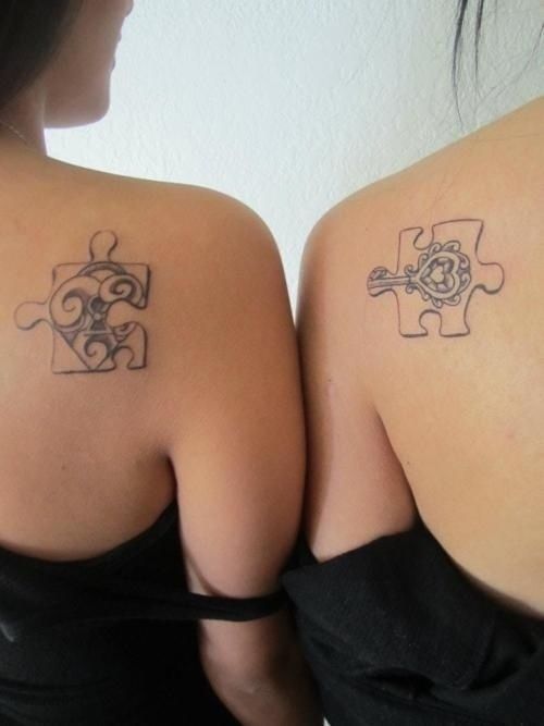 Matching tattoo for sisters