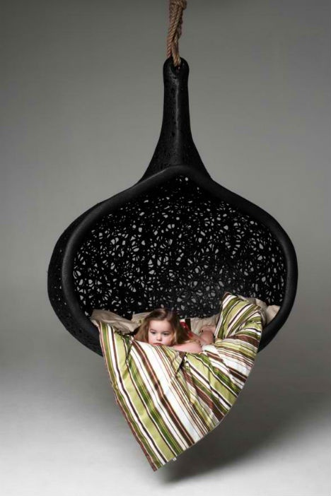 Cozy indoor hanging seat