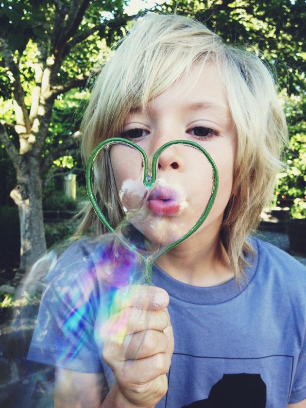 Homemade bubble recipe and wand