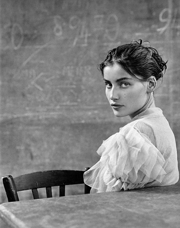 Laetitia Casta portrait by Kate Barry
