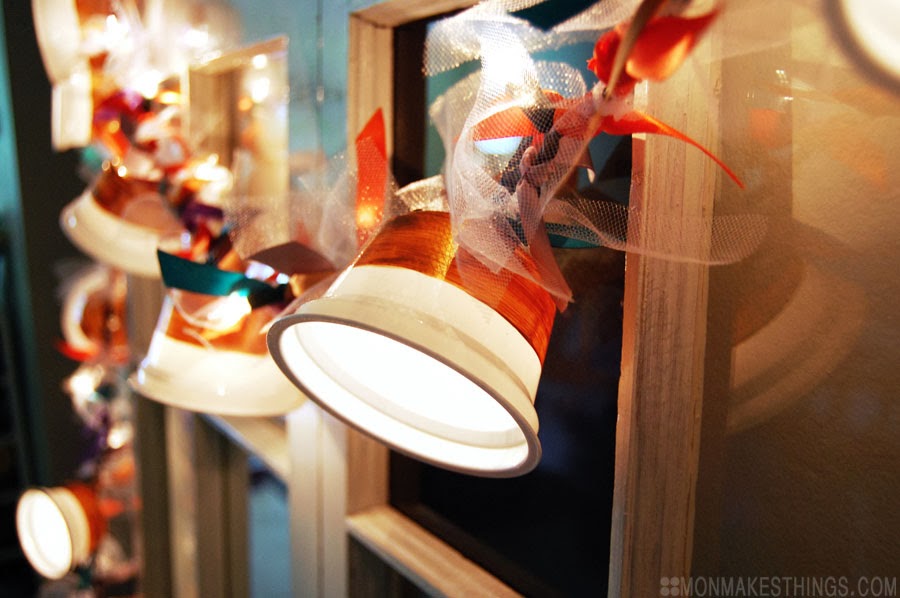 yogurt cup garland