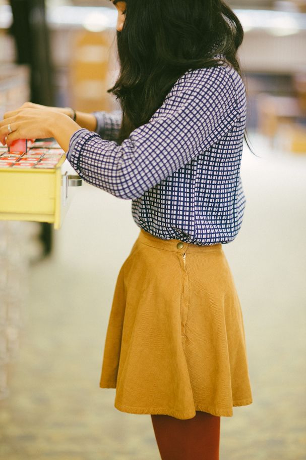 Cold-season work chic look