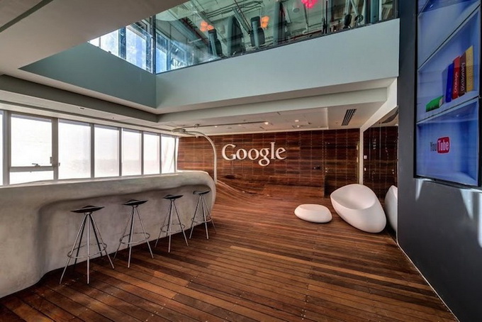 Google Tel Aviv open collaboration space