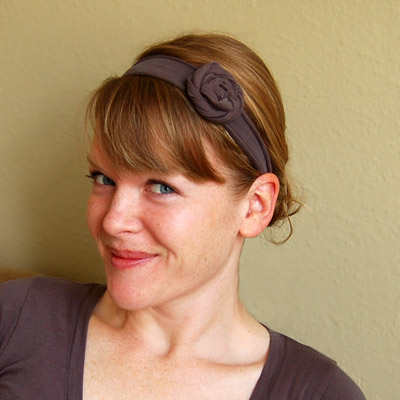 DIY T-shirt headband