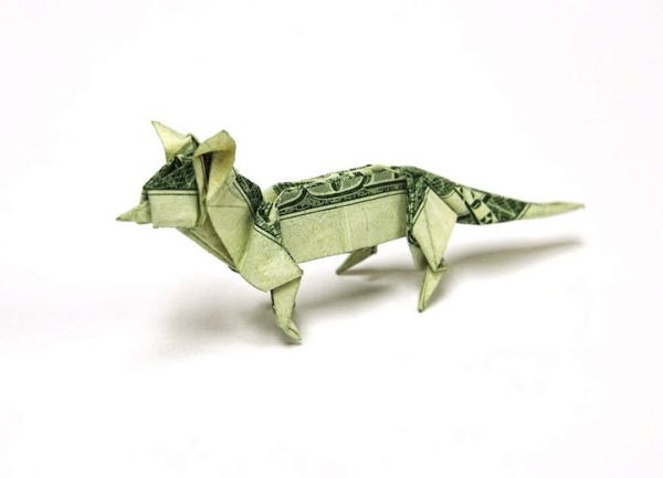 Won Park money origami model