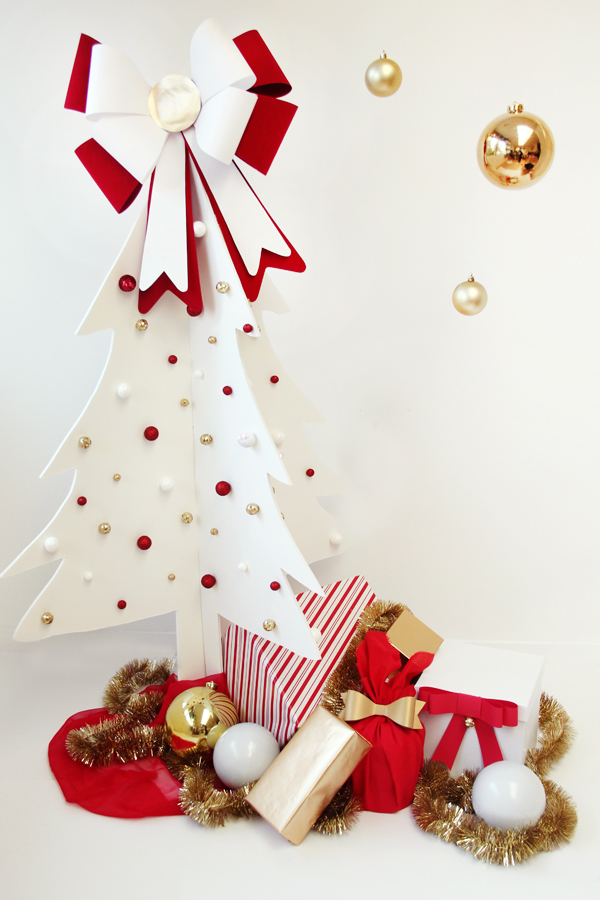 Faux mini Christmas tree