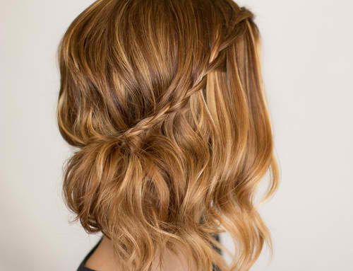 Relaxed everyday braided bangs