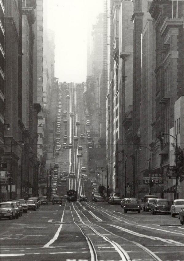 California Street, San Francisco, 1964