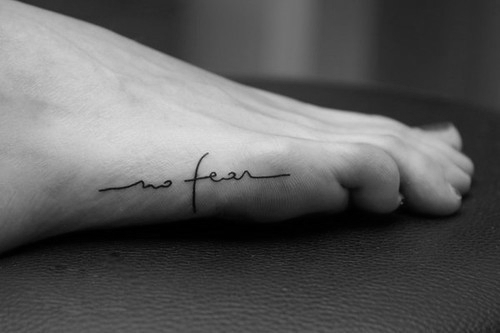 Side foot tattoo placement