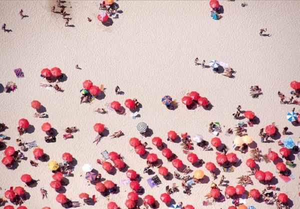 Gray Malin beach from above