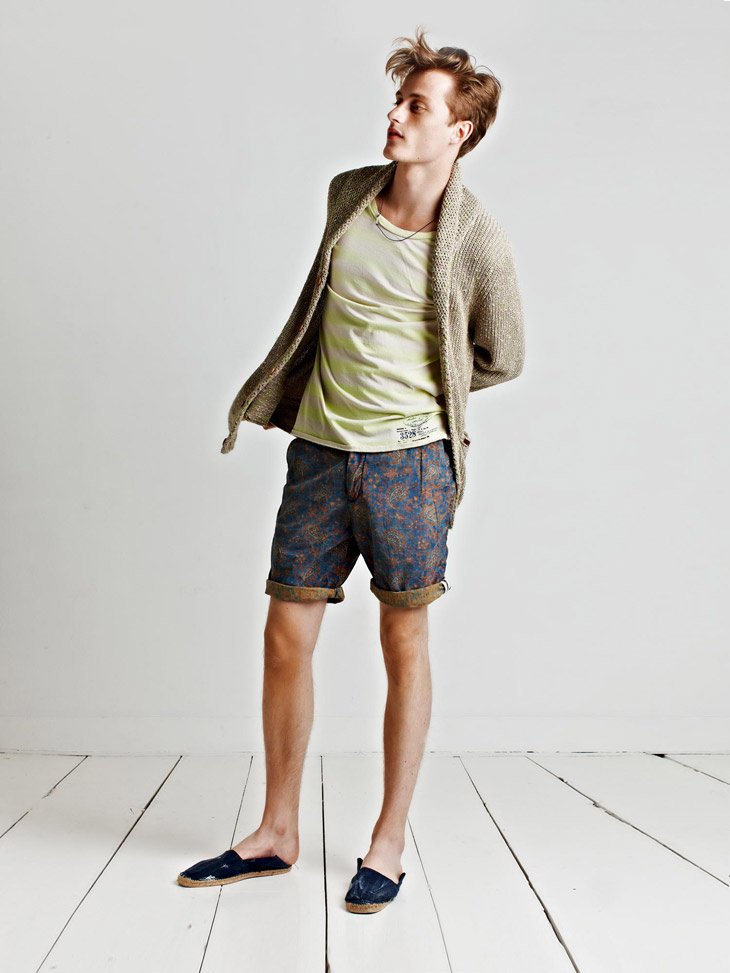 Men's street style in warm weather